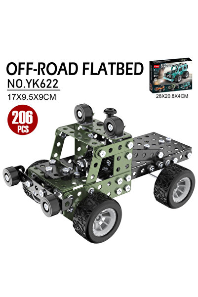 Choice3 V green with box Building Sets Stem Assembly Metal 3-D Puzzle Off-Roa...