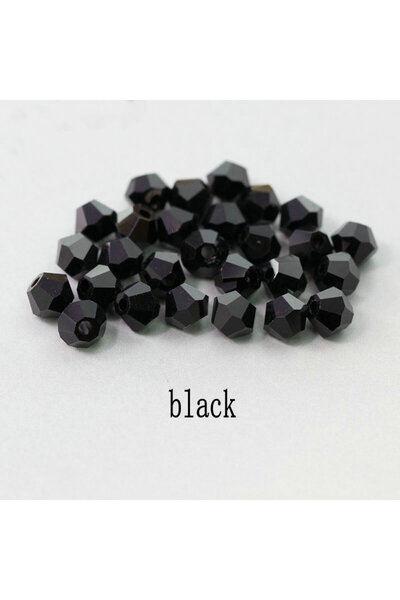 Choice4 4mm buy 1 get 1 free black Buy 1 And Get 1 Free 4mm Shiny Crystal Bea...