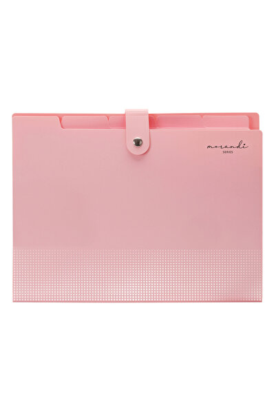 Choice5 مجلدات ملفات قابلة للتوسيع باللون الوردي الرمادي مع 5 جيوب، منظم ملفا...