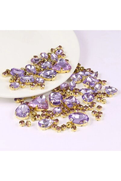 Choice4 أحجار الراين بلون الجمشت الفاتح قابلة للخياطة، من تشوبي، 130 قطعة من ...