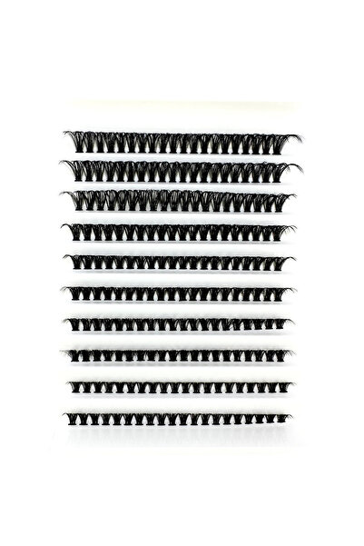 Choice19 12 مم D 50P8-16 مم 10 صفوف 30D-100D 5D عناقيد رموش كثيفة ورقيقة 8-16...