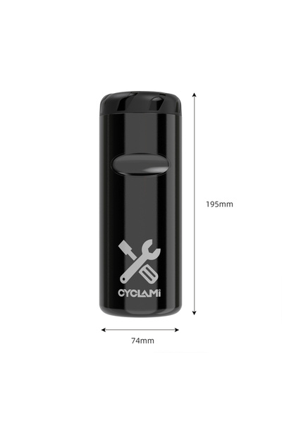 Choice3 صندوق أدوات CYCLAMI المحمول للدراجات الهوائية، صندوق أدوات للدراجات ا...