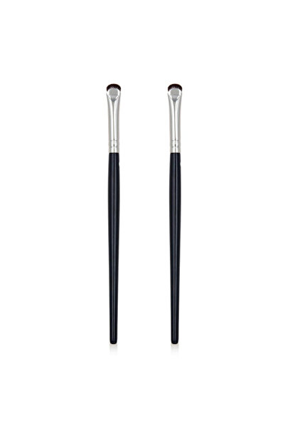 Choice فرشاة مكياج عيون منحنية سوداء، قطعتان (2/1)، أدوات دقيقة لتوزيع ظلال ا...