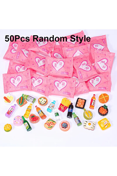 Choice1 ٥٠ نمطًا عشوائيًا، حقيبة بنمط عشوائي، لعبة طعام مصغرة، ألعاب نموذجية ...