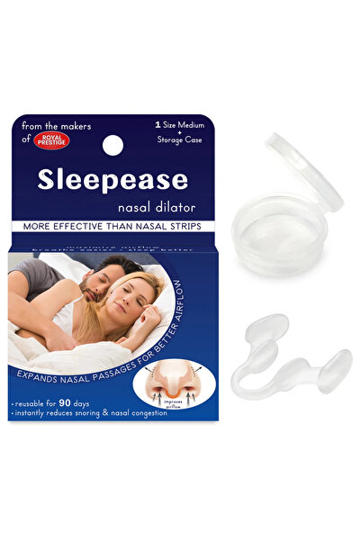 Choice1 مشبك أنف سيليكون شفاف قطعة واحدة مضاد للشخير، موسع للأنف، يوقف الشخير...