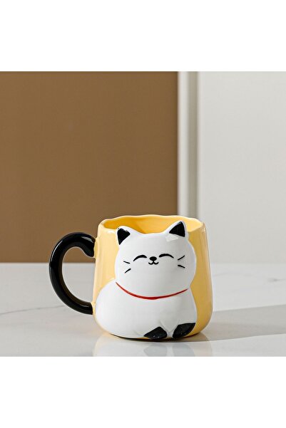 Livava Cat Design Ceramic Mug, Stylish Design, Gift Boxed, Coffee & Tea Cup