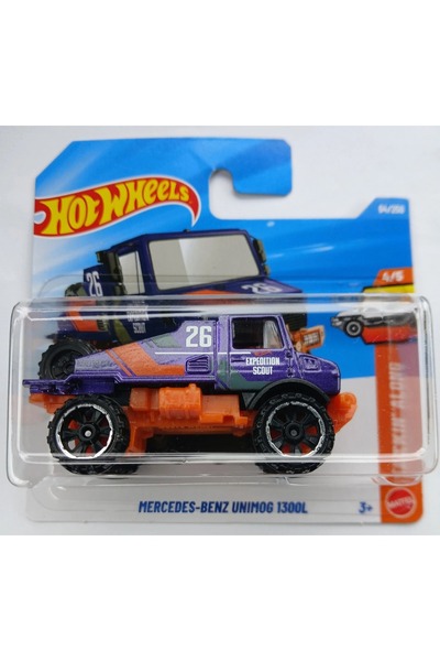 HOT WHEELS Mercedes-Benz Unimog 1300L Expedition Scout 4/5 64/250