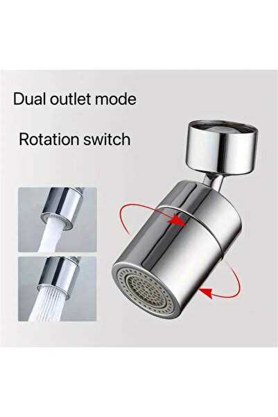 Choice صنبور مطبخ دوار من النوع الثاني بزاوية 720 درجة، مزود بفلتر، وحوض غسيل...