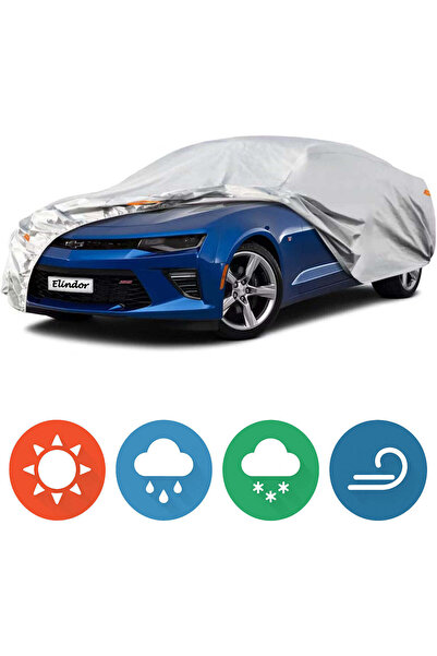 Elindor Husă auto premium cu 3 straturi, impermeabil, universală pentru sedan...