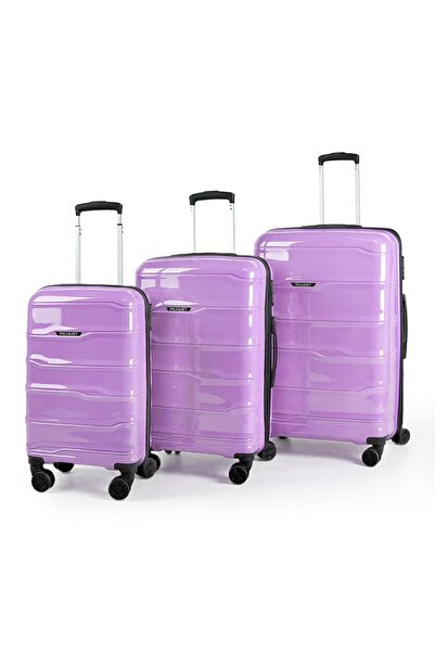 POLO&SKY Azra Model Lila PP Polipropilen Kırılmaz 3'lü Kabin Boy + Orta Boy +...