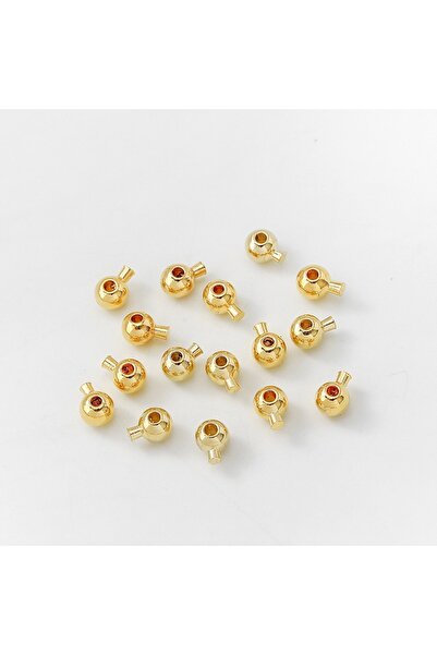 choice2 20 قطعة من مشابك تثبيت الخرز الكروية الذهبية سهلة الاستخدام، تتضمن سد...