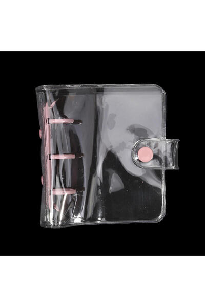 Choice10 Pink shell Creative Cute Transparent Mini Loose-leaf Hand Book Stude...