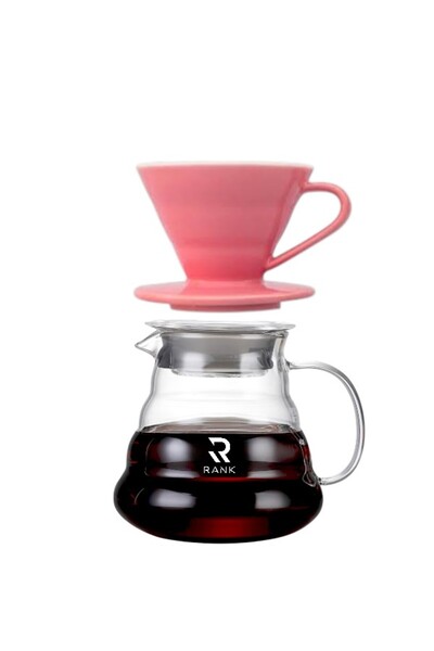 rank V60 Coffee Drip Set: Glass Dropper and Glass Serving Tool 02