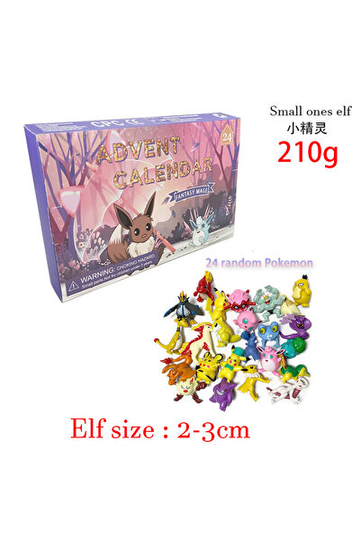 Choice1 1 صندوق تقويم مجيء بوكيمون عشوائي بيكاتشو تشاريزارد شخصيات الحركة أني...