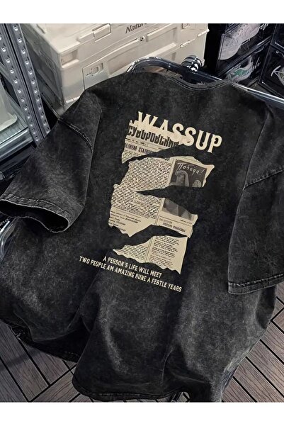 ZEMLİYA تي شيرت بأكمام قصيرة مطبوع عليه رسومات للجنسين - تي شيرت صيفي مناسب ل...