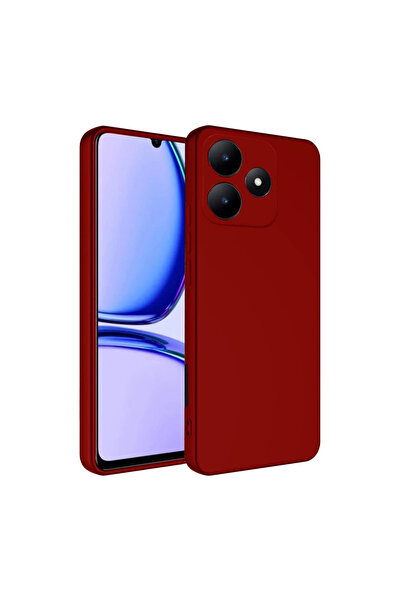 xirshop حافظة ريلمي C61 سيليكون أولى - أحمر