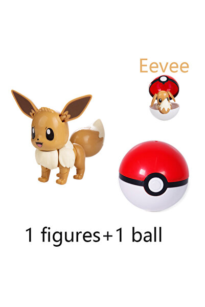 Choice6 مجموعة شخصيات بوكيمون أنمي متحولة من 12 نمطًا: بيكاتشو، إيفي، ميو تو،...