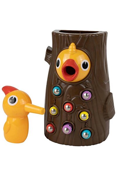 MalPlay Joc de indemanare magnetic pentru copii Malplay, ciocanitoare cu 8 vi...