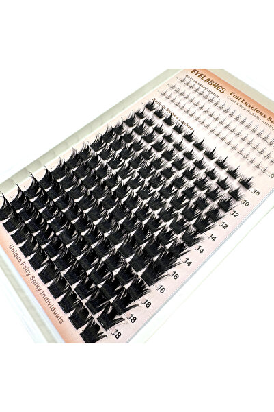 Choice5 MIX D 16Rows ZH27 300D Bottom+Spikes Lashes Clusters Wispy Manga Lash...