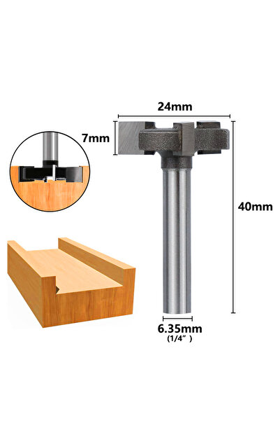 Choice1 لقمة راوتر لتسوية الأسطح بساق 6.35 مم، لقمة راوتر لتسوية الألواح بساق...