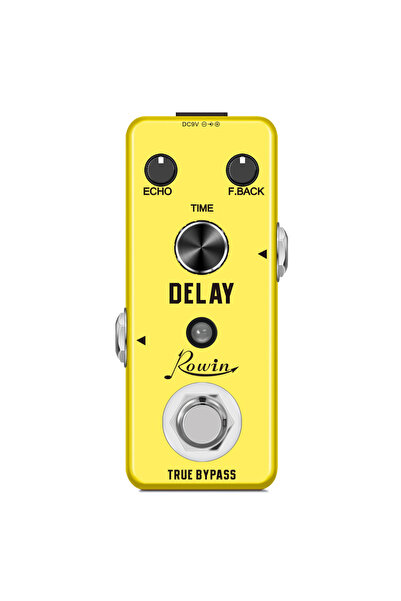 Choice6 تأثير دواسة جيتار باس Delay Rowin، ضاغط، تشويه، فز، معادل صوت، تأخير،...