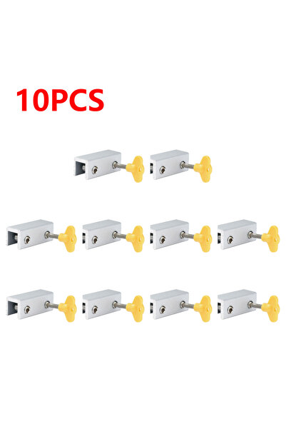 choice2 B 10PCS 10-1pcs Aluminum Alloy Window Lk Stopper Sliding Window Anti-...