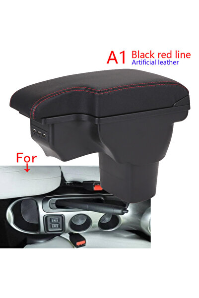 Choice4 A1 Black red leather For NISSAN Juke Armrest box For Infiniti ESQ Car...