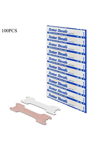 Choice3 شرائط أنفية للتنفس، 66 مم × 19 مم، A0308-100 قطعة، 20/50/100 قطعة، طر...