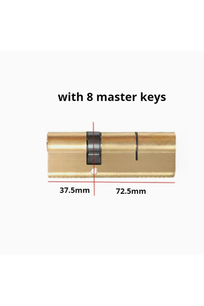 Choice12 110(37.5-72.5) Door Cylinder Biased Lk 65 70 80 90 115mm Cylinder AB...