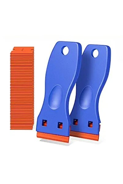 Choice1 Ax2 Bx100pcs 1Set Car Window Glass Clean Scraper Car Sticker Remover ...