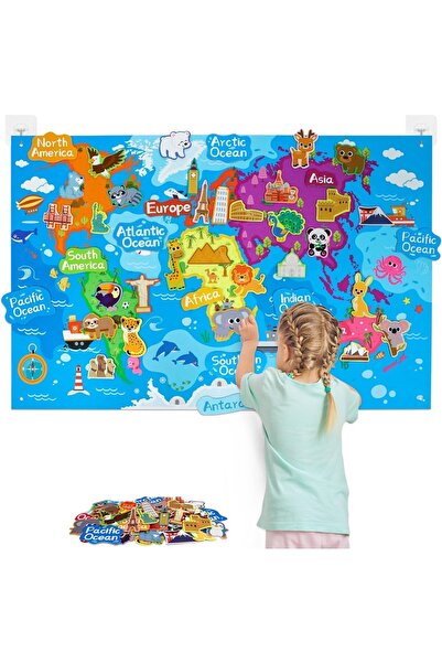 choice2 مجموعة قصص مونتيسوري على لوحة من اللباد وخريطة العالم، ألعاب تعليمية ...