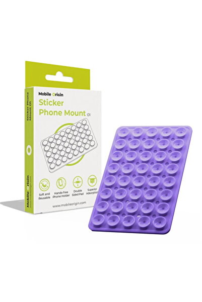 Mobile Origin Sticker Phone Mount O1, purple