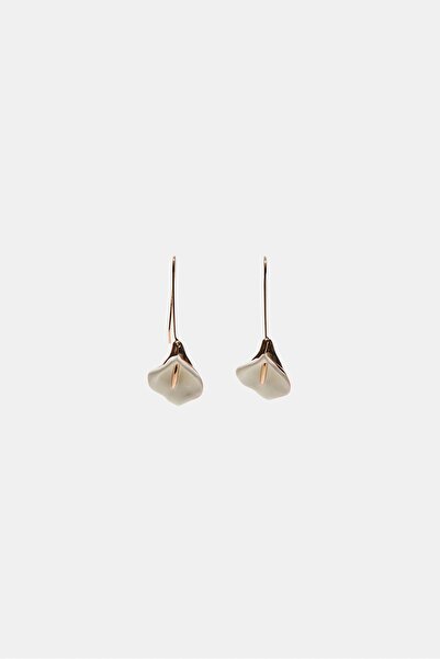 Stradivarius Cala lily flower earrings