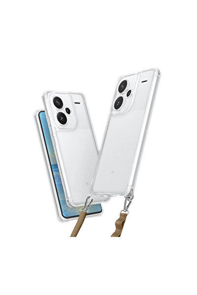 xirshop حافظة ريدمي نوت 13 برو بلس حافظة سيليكون بنتا - شفافة