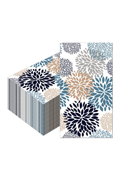 Choice3 CZJ011-20pcs 20pcs Napkins Chinese Flower Long Paper Napkins Wedding ...