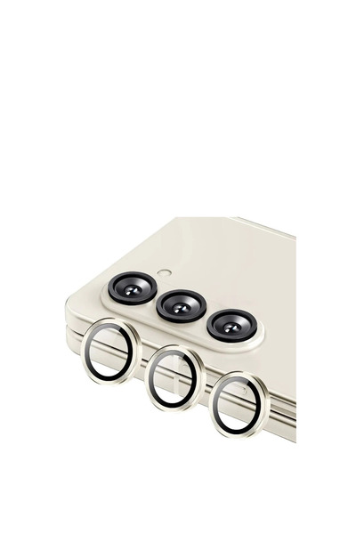 xirshop Samsung Galaxy Z Fold 5 Valdez Metal Camera Lens - Cream