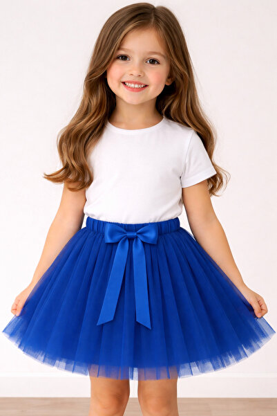 Nacar 23 Nisan 29 Ekim Gösteri Kıyafeti Kız Çocuk Tütü Etekli Şık Etek