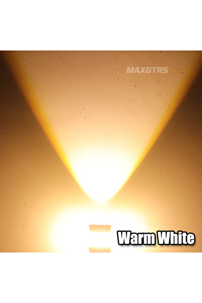 Choice8 مصباحان جانبيان داخليان للسيارة، أبيض دافئ، مطوران من نوع W5W 2825 17...