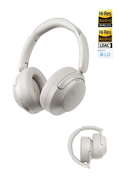 QCY H3S 6.0 Bluetooth Kulaklık Anc Hi-res Ldac Çift Sürücülü Kulaklık 7 Mics....
