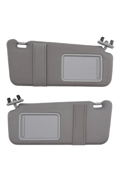 Choice5 قبعة بواقٍ شمسي رمادي للجانبين الأيمن والأيسر بدون إضاءة لسيارة تويوت...