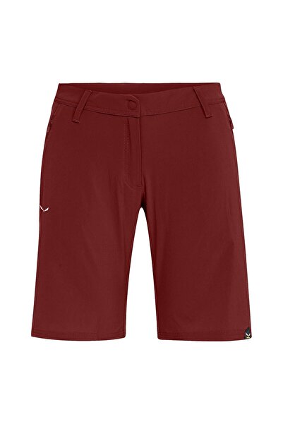 Salewa Pantaloni scurti trekking dama Talvena Durastretch-Grena-38/32