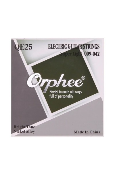 choice2 QE25 Orphee QE Series Electric Guitar String Hexagonal Carbon Steel N...