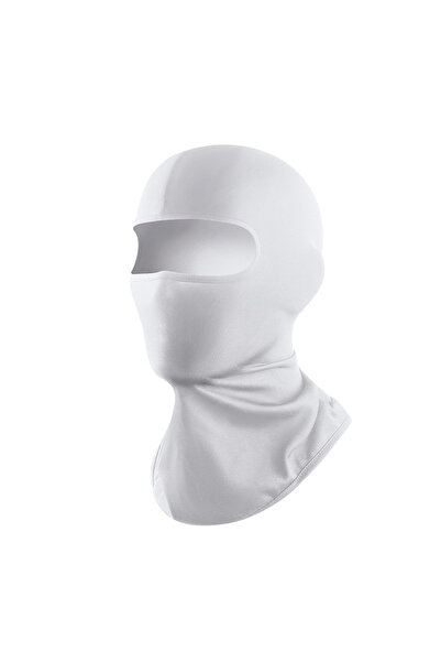 Choice1 قناع وجه أبيض للدراجات النارية، واقي من الشمس، مناسب للاستخدام الخارج...