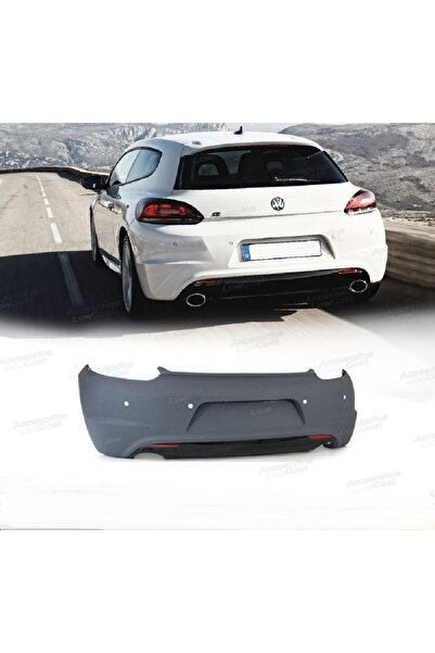X POWER TUNİNG vw scirocco 2009-2014 uyumlu plastik R arka tampon