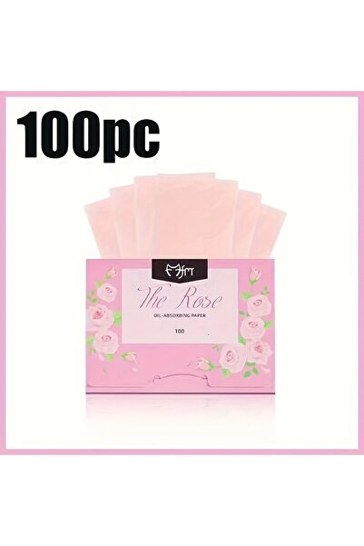 Choice3 ١٠٠ قطعة - وردي، ١٠٠ قطعة/مجموعة مناديل امتصاص الزيوت للوجه، مصنوعة م...