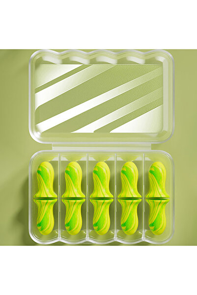 Choice1 10 قطع من سدادات الأذن الخضراء للنوم، 4/10 قطع، عازلة للصوت، ناعمة وب...