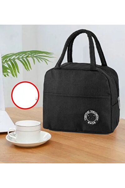 OEM Geantă Termo Compactă pentru Prânzuri, 22x13x19 cm, negru