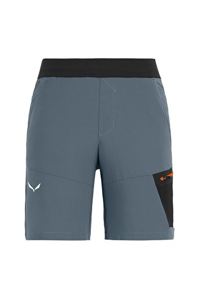 Salewa Pantaloni scurti trekking copii Agner Durastretch-Bleu-152