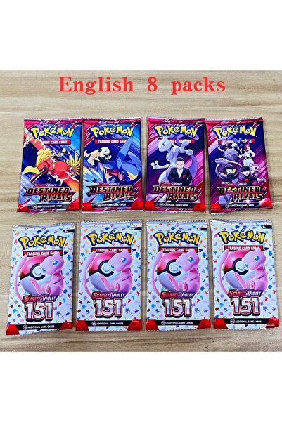 Choice9 8 pack 4/8Bag English Pokemon Cards Vmax GX Mega Evoluti Darkness Swo...