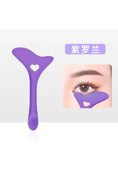 Choice3 Violet Color Silicone Eyeliner Tool Lip Brush Black Makeup Eyeliner A...
